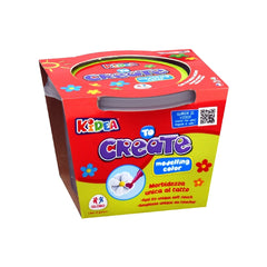 GLOBO - Arts Crafts - Kidea Modelling Dough - Soft-Touch White - 3 Yrs - Creative Play