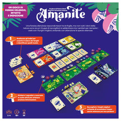GateOnGames - Amanite - Jeux de Cartes - 10+ - GOG43138 - Édition Italienne