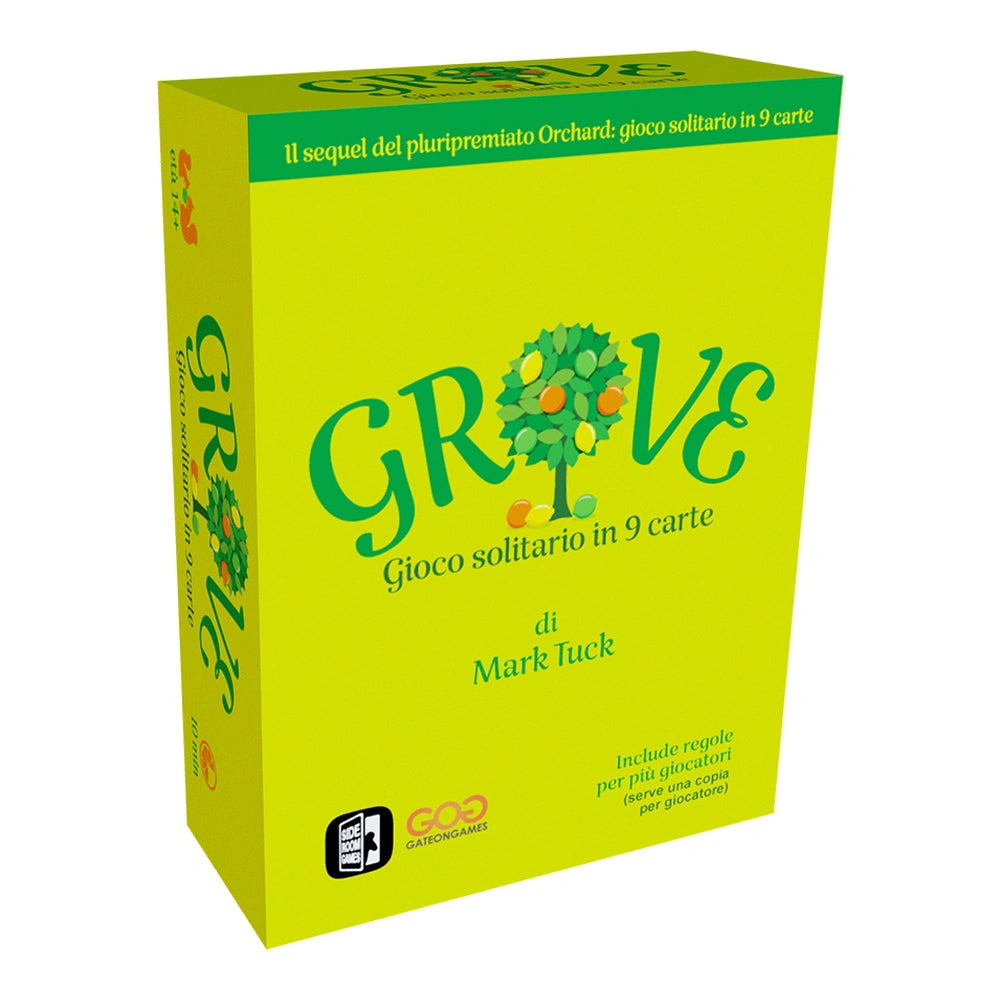 GateOnGames - Grove - Jeux de Cartes - 8+ - Stratégie Solo - GOG27796 - Édition Italienne