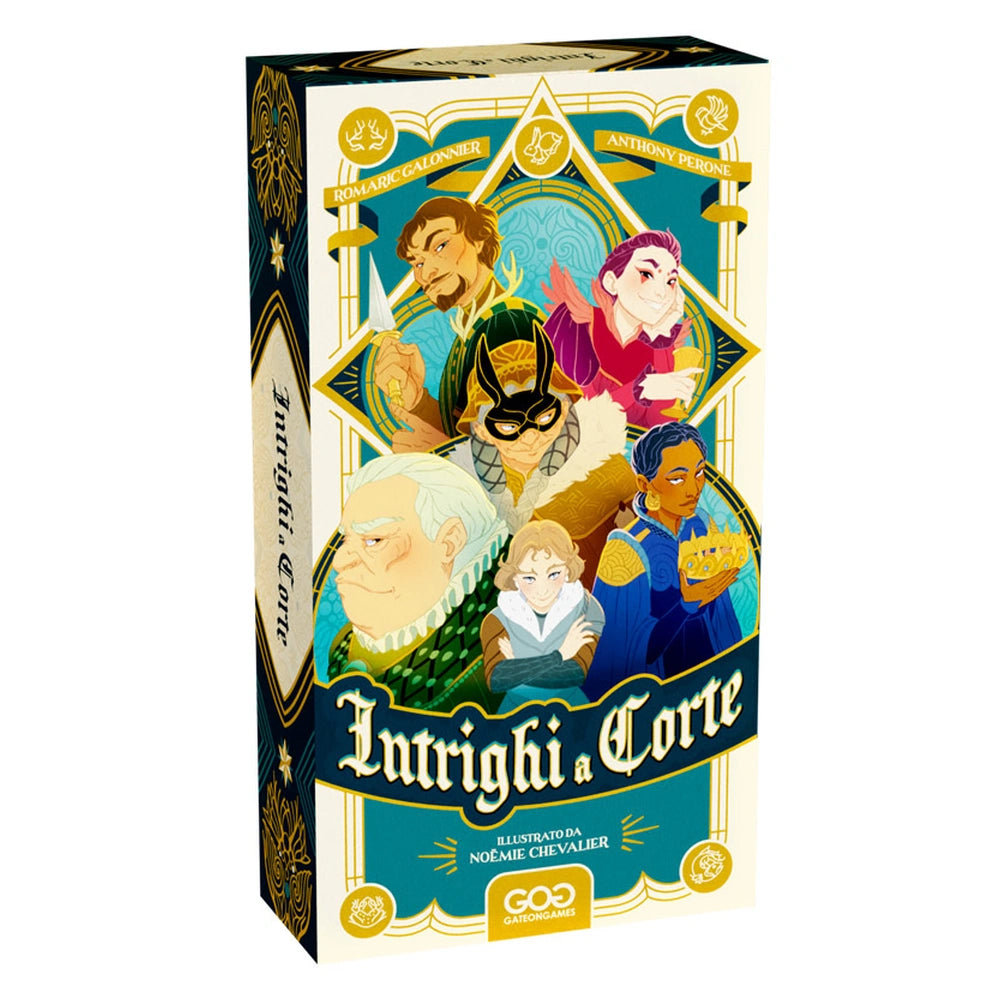 GateOnGames - Intrighi a Corte - Card Games Age: +8 - GOG34388 - Italian Edition
