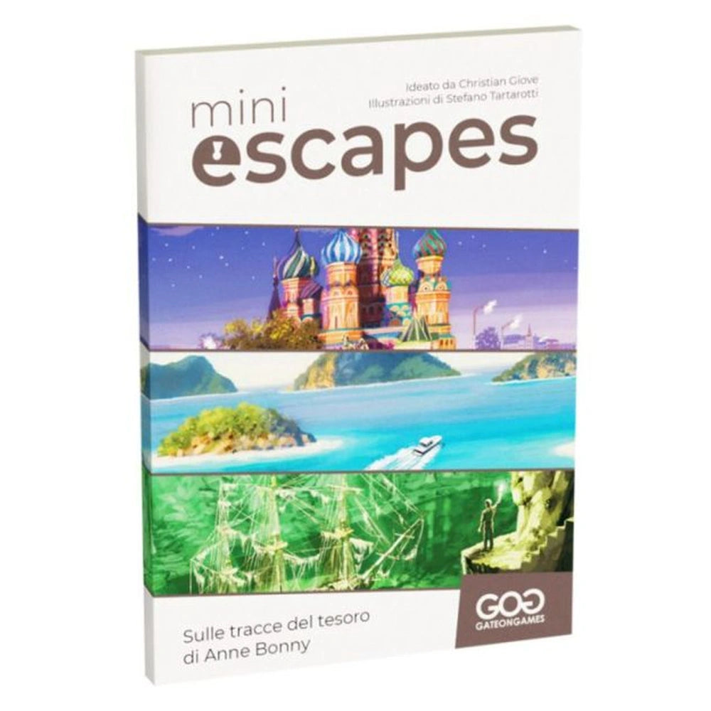 GateOnGames - Mini Escapes - Jeux de société - 12+ - GOG26269 - Édition italienne