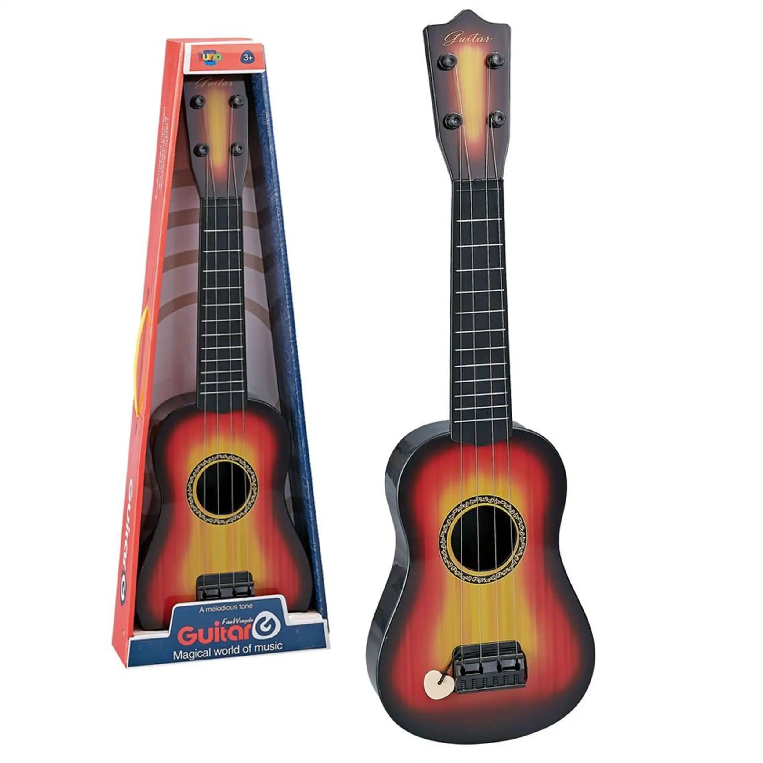 Ginmar - Guitare acoustique pour enfants avec cordes métalliques - 56 cm
