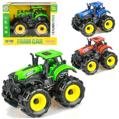 Ginmar - Ensemble de jouets tracteur de ferme - Mécanisme à friction