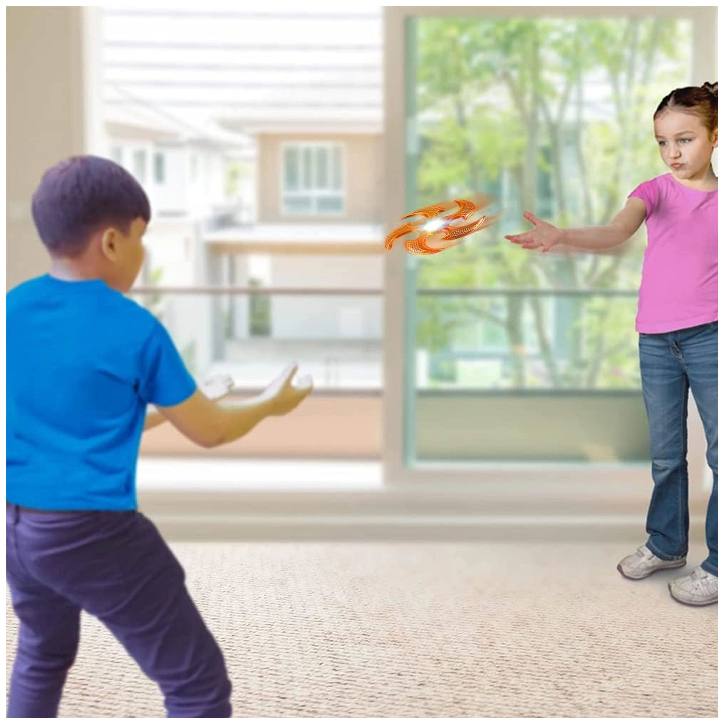 Globo - Frisby Ninja avec lumières - Équipement de jeu extérieur