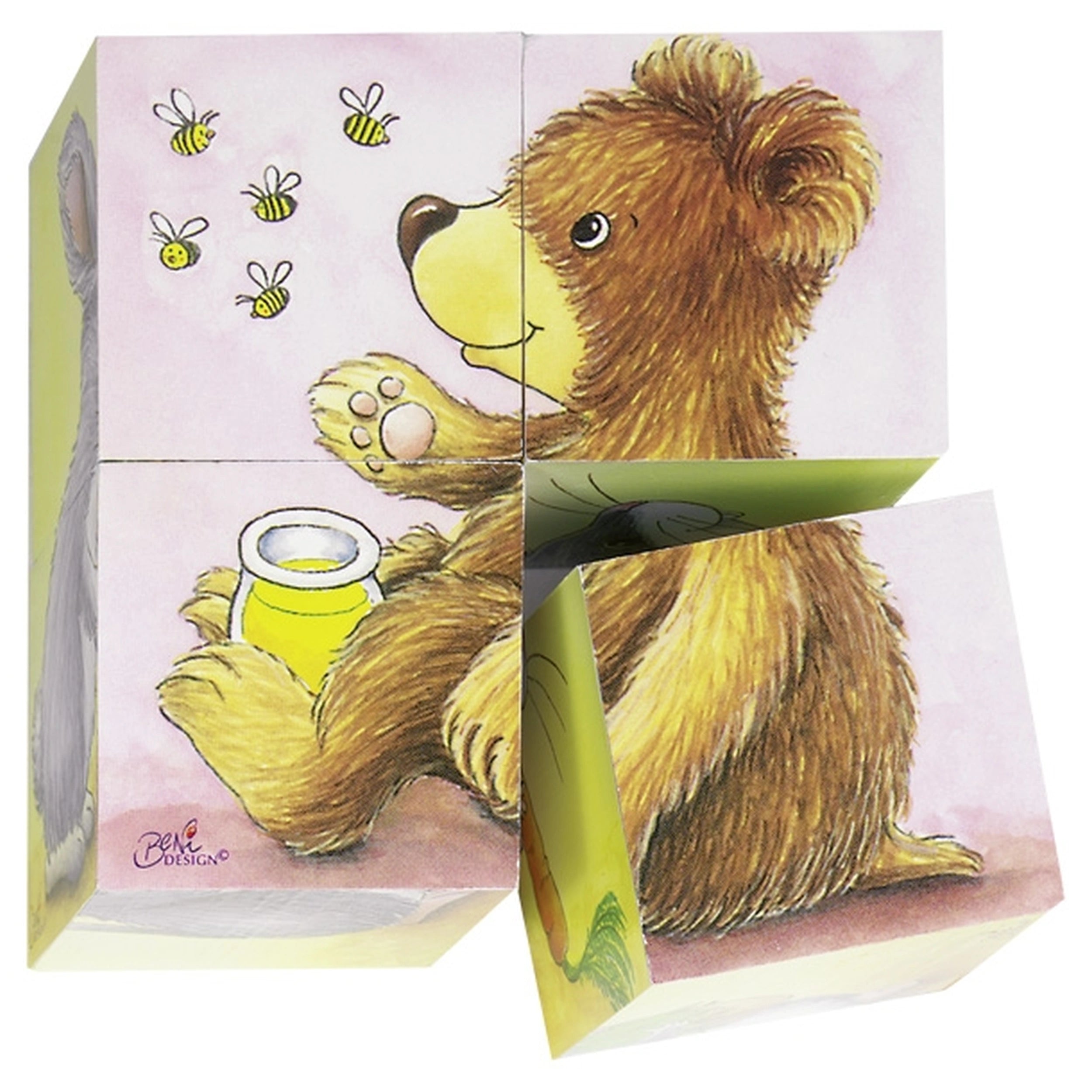 Gollness - Puzzle Cube des Bébé Animaux - Puzzles