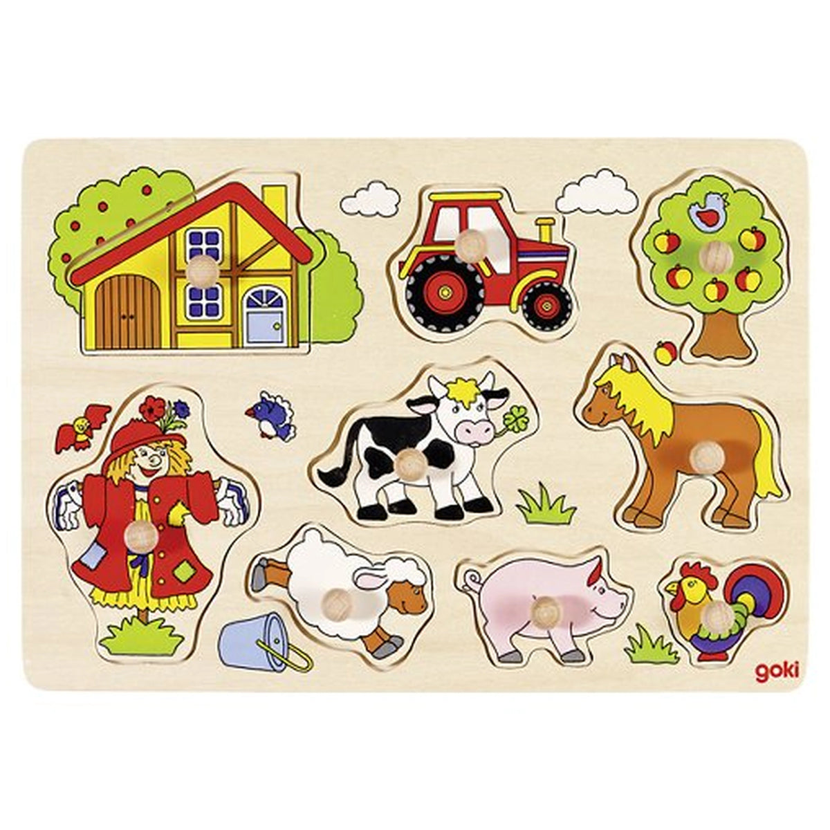 Gollness - Puzzle de levage de ferme - Puzzles