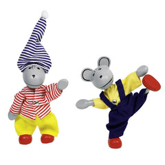 Gollness - Boîte de déguisement de marionnettes flexibles Souris Lia et Luca - Poupées, ensembles de jeu et figurines