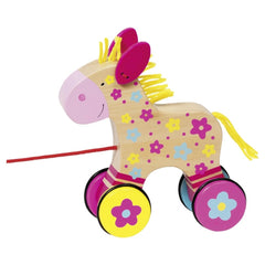 Gollness - Animal à tirer Cheval Clahra Susibelle - Jouets à pousser et à tirer
