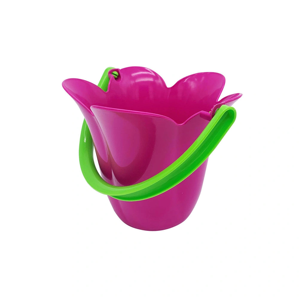 Gowi - Jeux de plage et sable - Seau en forme de fleur - 1,2L - 3 Ans+