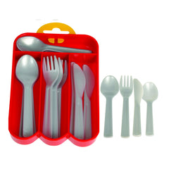 Gowi - Cutlery Basket Baby-Sized 17 Pieces - Pretend Professions & Role Playing