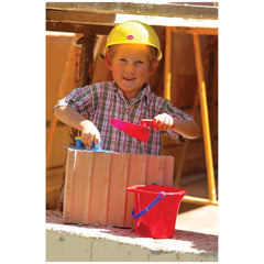 Gowi - Design Bricklaying Set - 4 Pieces - Pretend Professions & Role Playing
