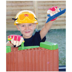 Gowi - Design Bricklaying Set - 4 Pieces - Pretend Professions & Role Playing