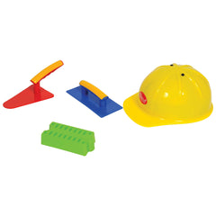 Gowi - Design Bricklaying Set - 4 Pieces - Pretend Professions & Role Playing