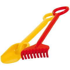 Gowi - Pelle et Râteau 50 cm - Ensemble - Jouets de Plage et de Sable