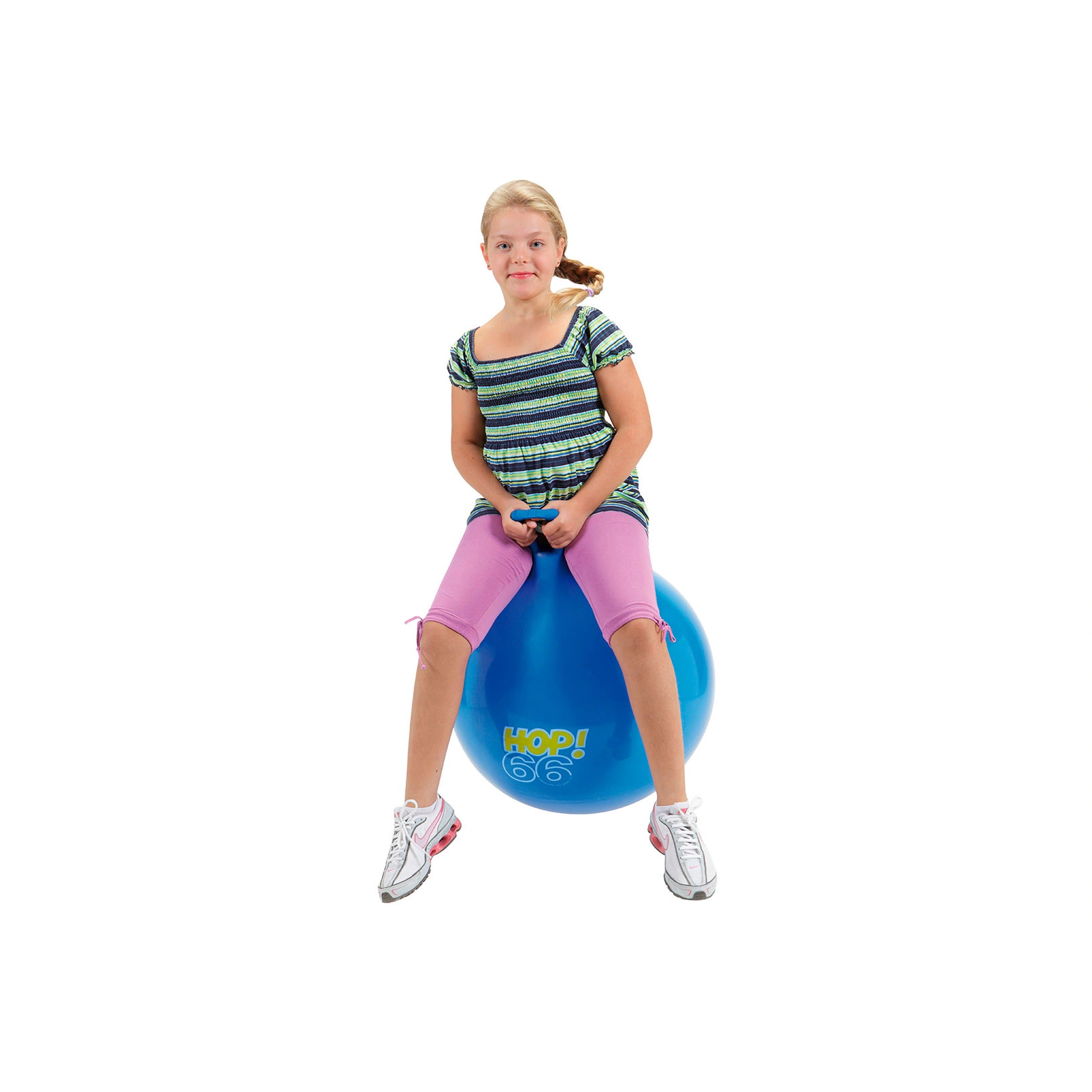 Gymnic - Hop Hop 66 Jouet de Saut Ballon Bleu