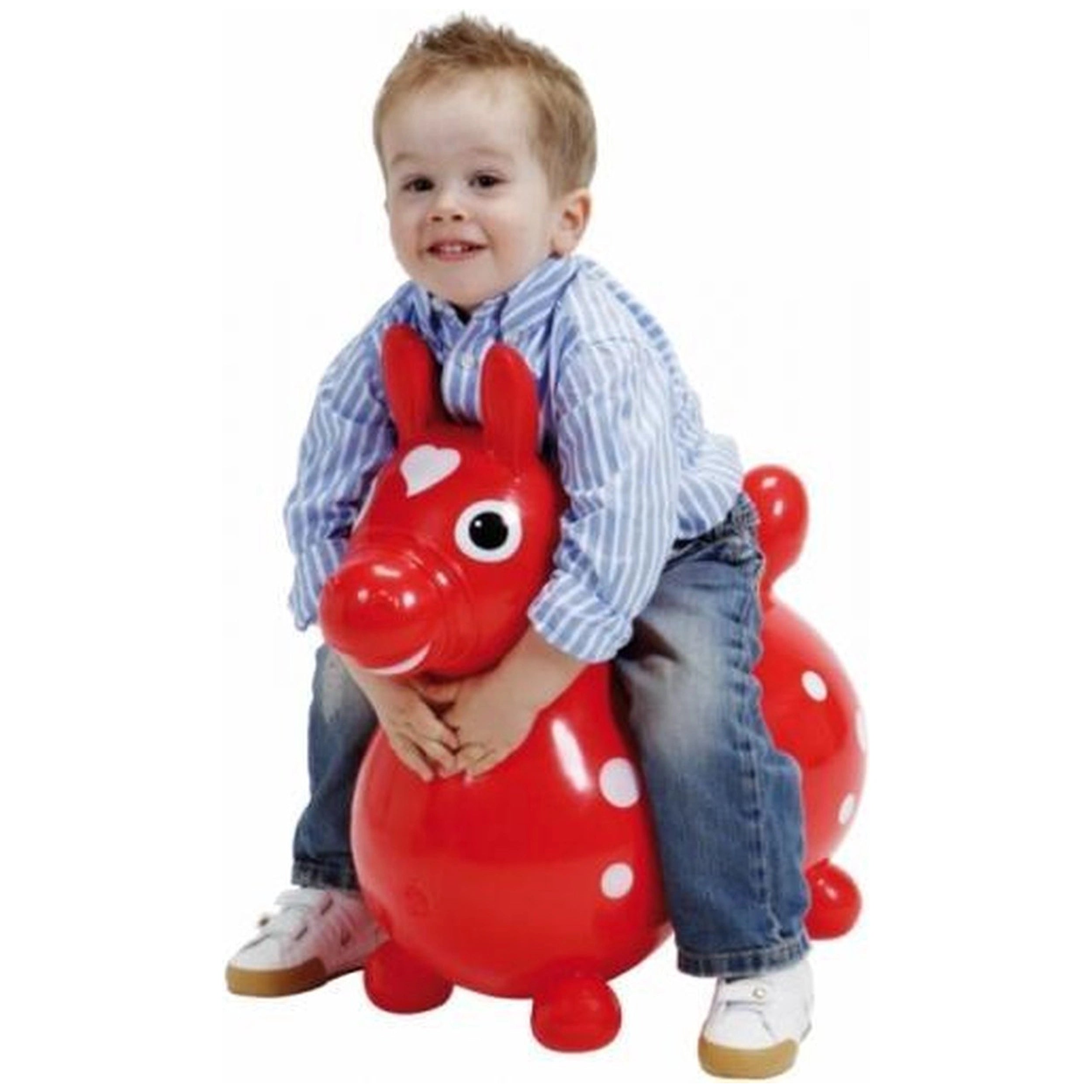 Gymnic - Jouet de saut Rody Cheval bleu