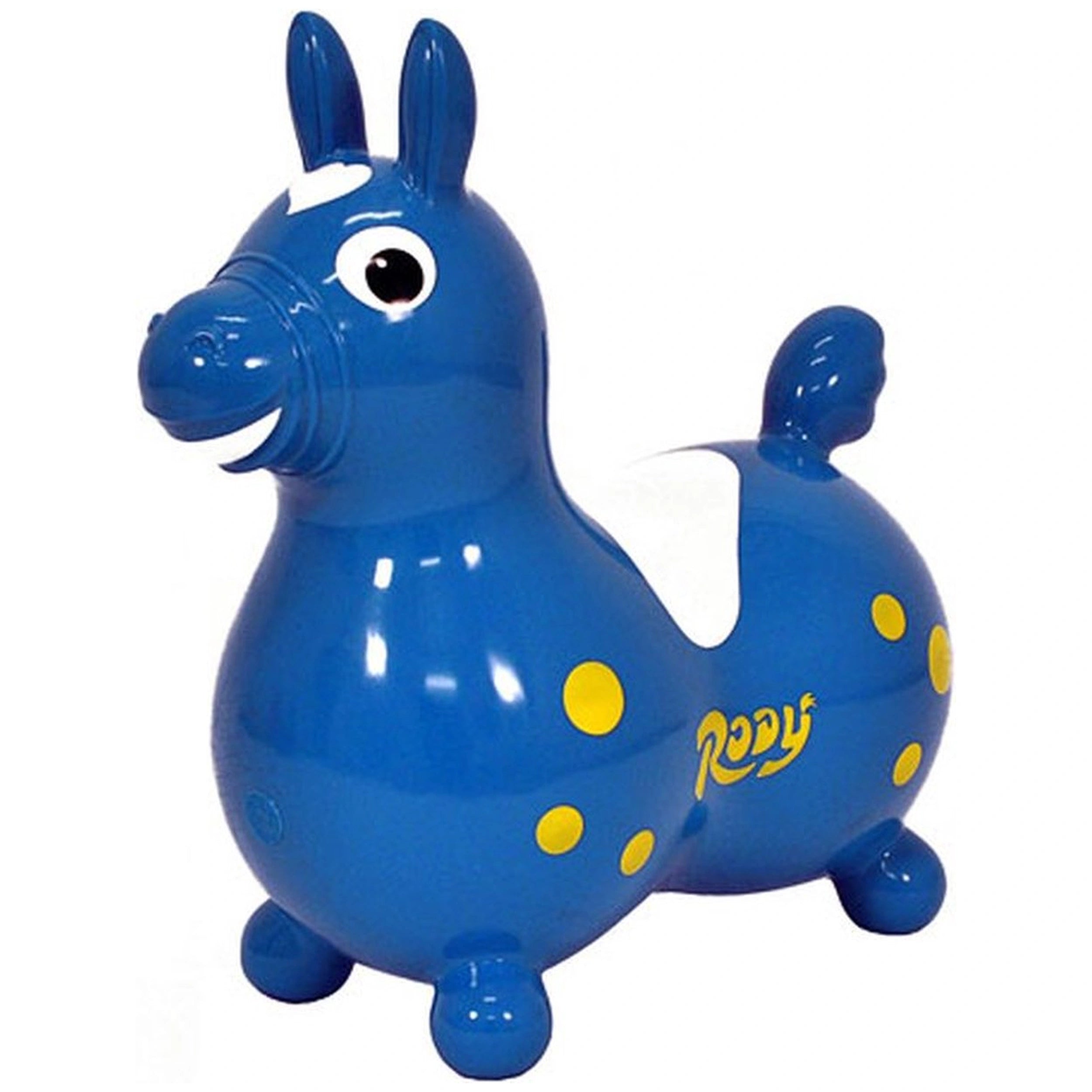 Gymnic - Jouet de saut Rody Cheval bleu