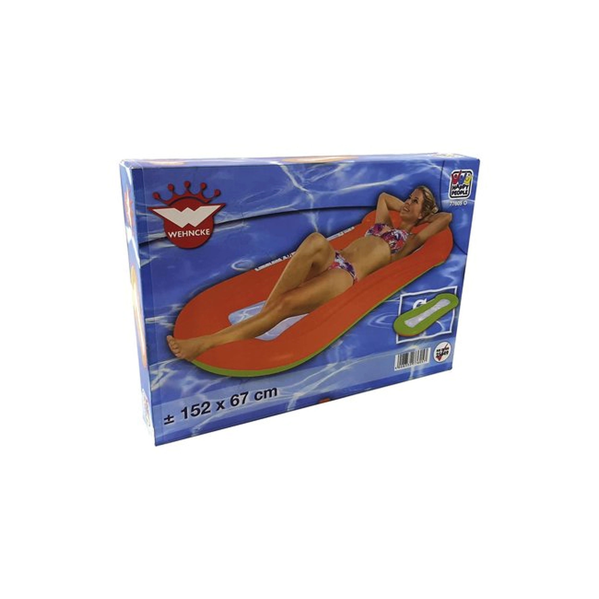 Happy People - Matelas Gonflable Arc-en-Ciel Semicirculaire 80 X 40 Cm