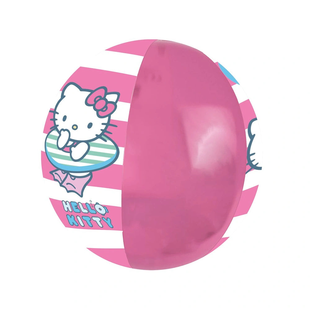 Happy People - Jeux de plage - Ballon de plage Hello Kitty - Rose - 1 Ans+