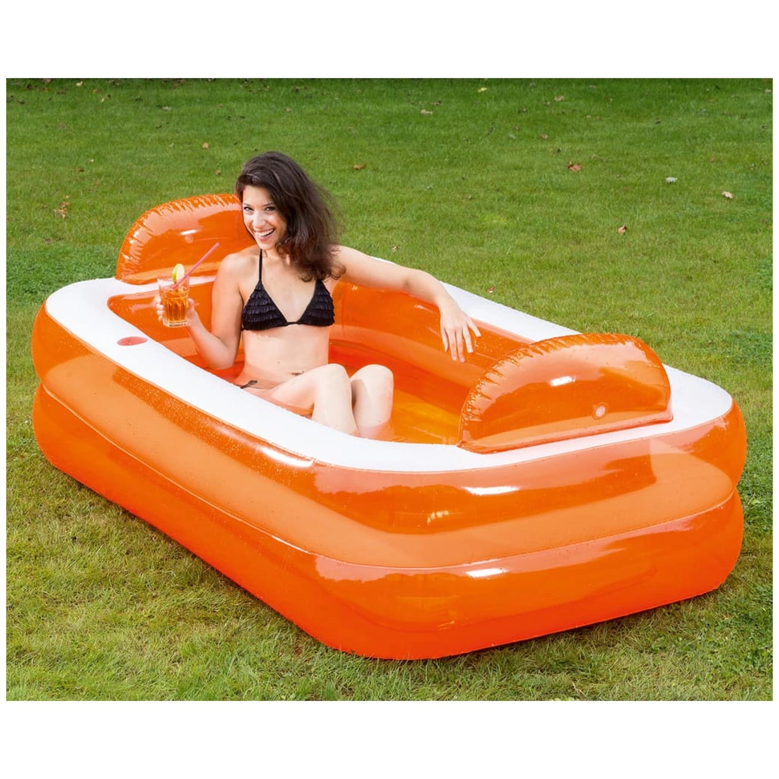 Happy People - Détendez-vous et profitez de la piscine 195 x 122 x 50 cm