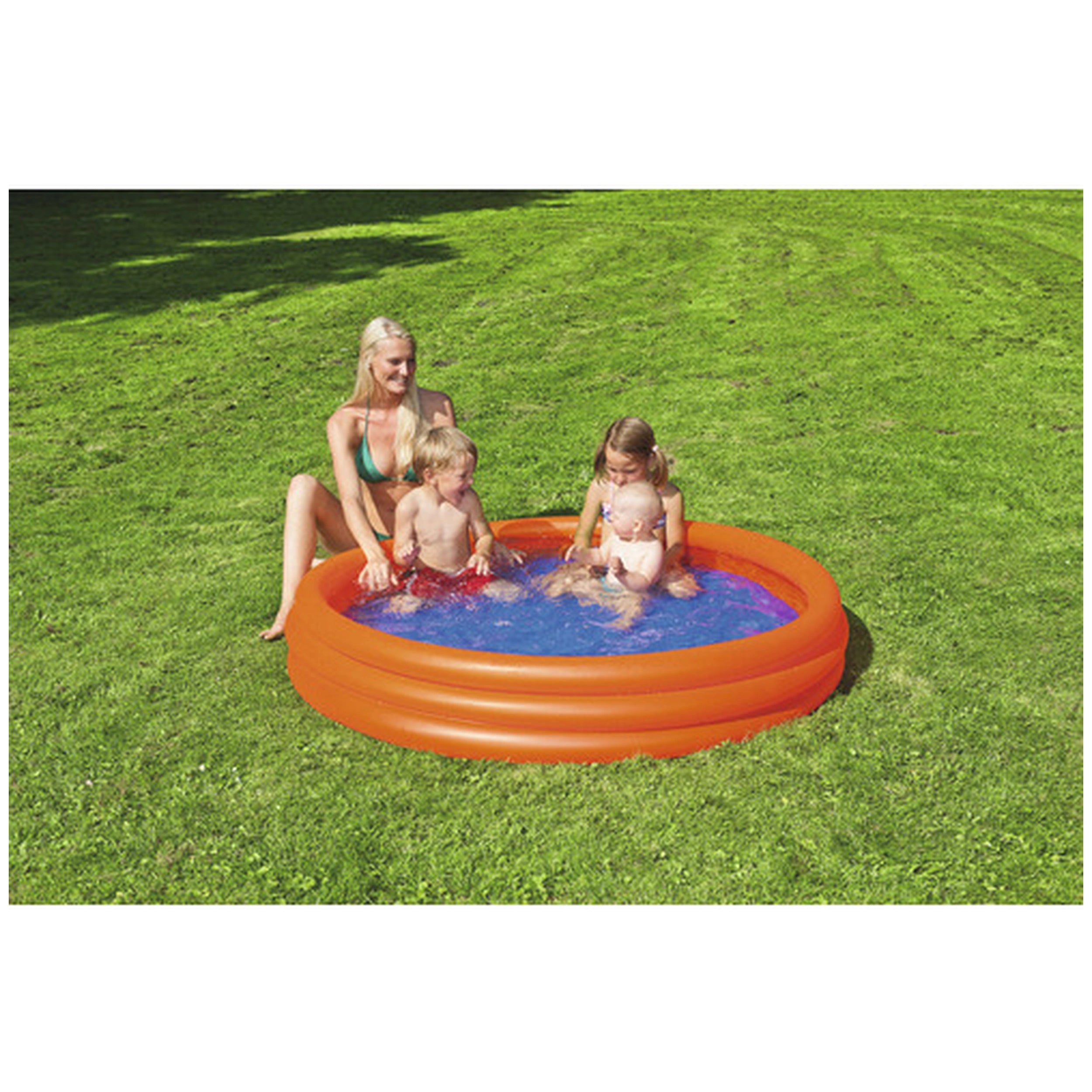 Happy People - Pool With Three Rings For Kids 100 X 23 Cm
