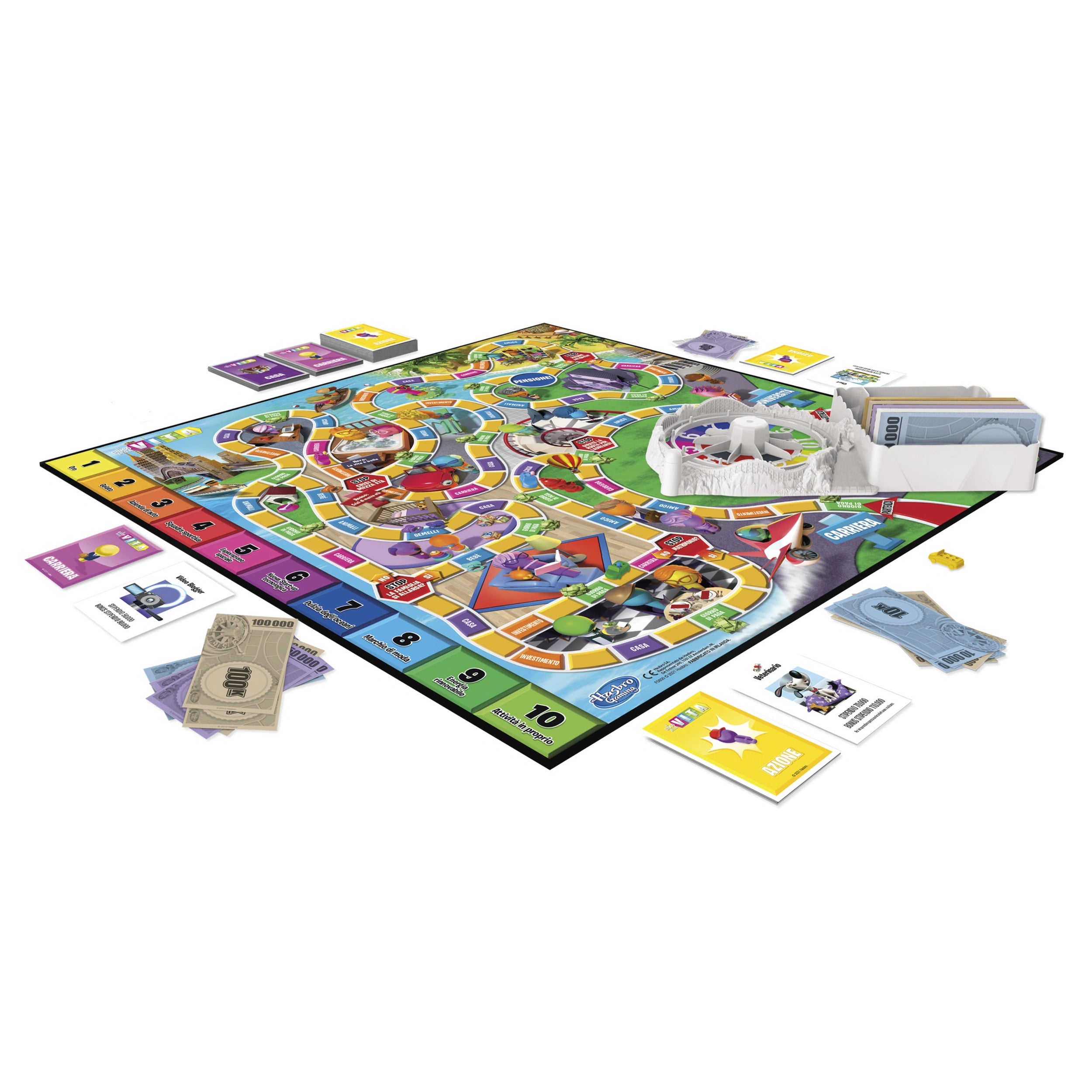 Hasbro-Gaming-Le-Jeu-De-La-Vie-Jeux-De-Plateau