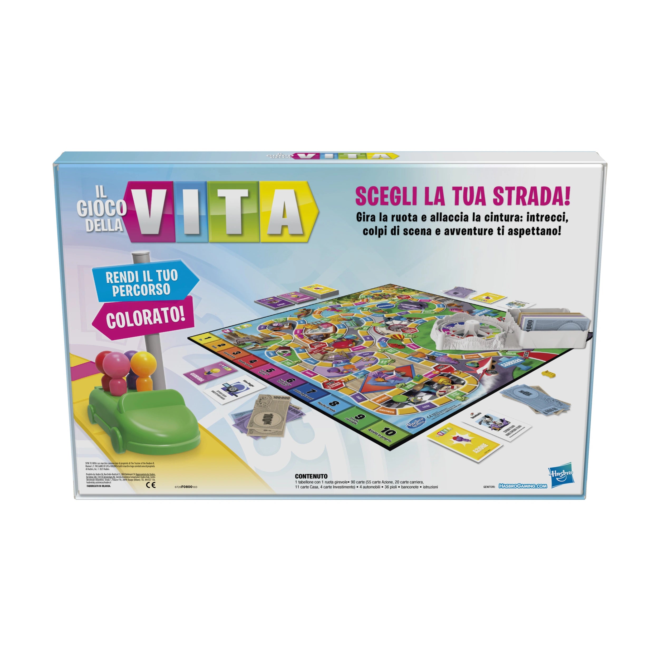Hasbro-Gaming-Le-Jeu-De-La-Vie-Jeux-De-Plateau