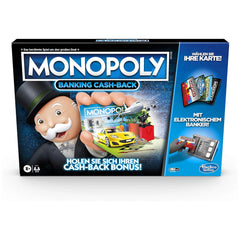 Hasbro - Monopoly Banking Cash Back Jeu de Société - Édition Allemande