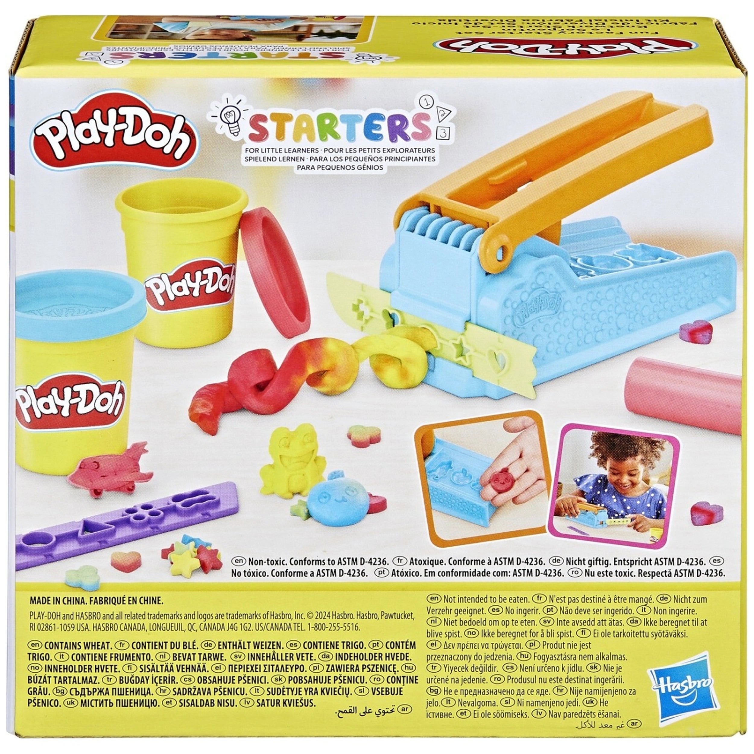 Hasbro - Play-Doh Fun Factory Set de Démarrage - Argile et Pâte à Modeler