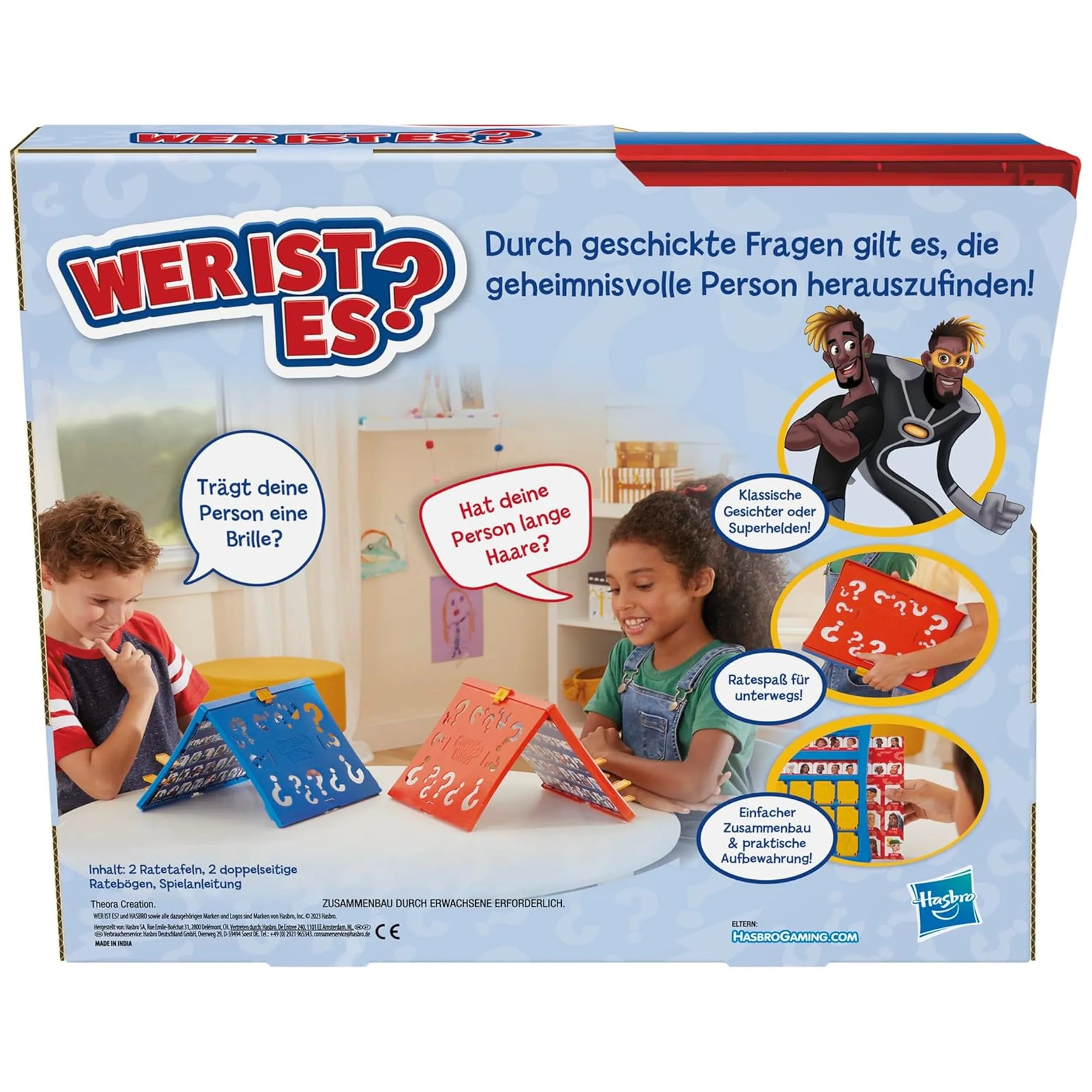 Hasbro - Qui Est-ce ? Jeu de Société - Édition Allemande