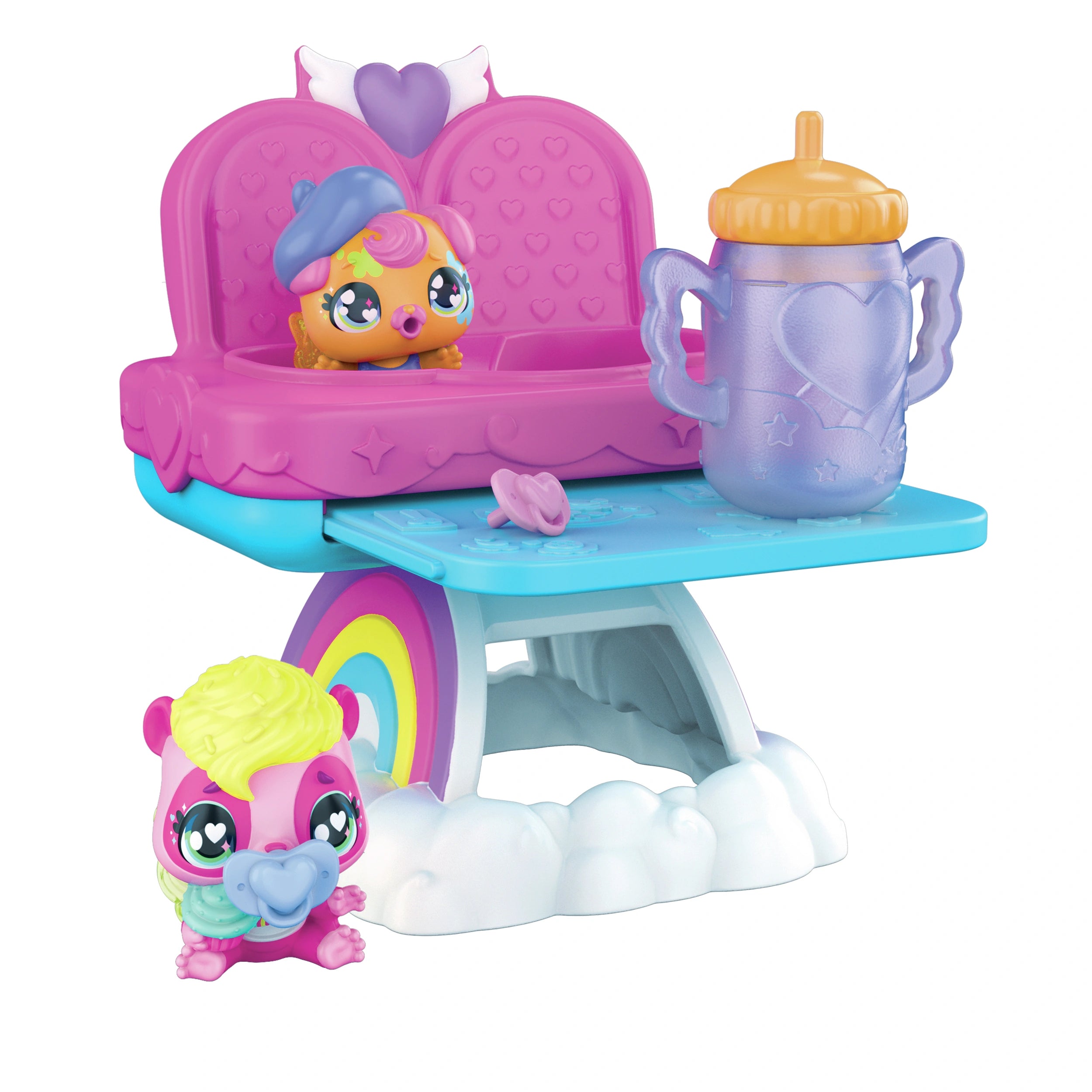 Hatchimals Alive Hungry Hatchimals Playset with Highchair Toy and 2 Mini Figures