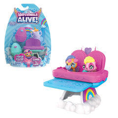 Hatchimals Alive Hungry Hatchimals Playset with Highchair Toy and 2 Mini Figures