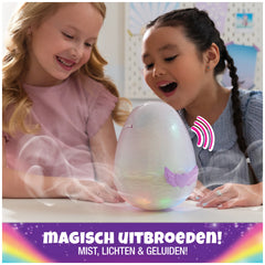 Hatchimals Alive Mystery Hatch Pufficorn Interactive Plush with Lights and Sounds