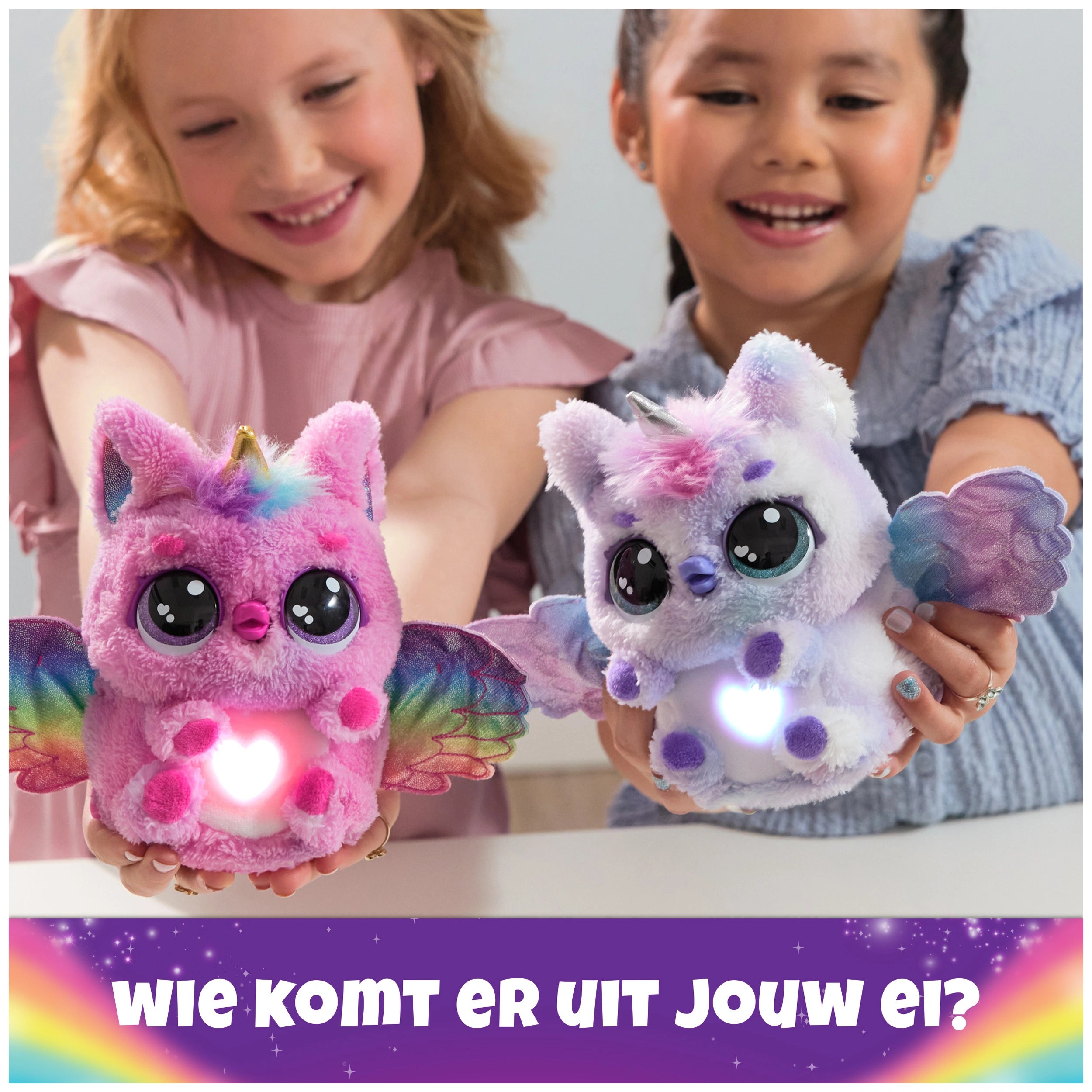 Hatchimals Alive Mystery Hatch Pufficorn Interactive Plush with Lights and Sounds