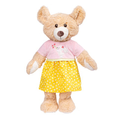 Heless - Dolls - Bunny Lou Doll Dress - Fluffy Top - 18M+ - Doll Accessory