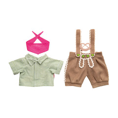 Heless - Knickerbockers avec chemise 3 pièces taille 35-45 cm - Ensembles de jeu pour poupées et figurines