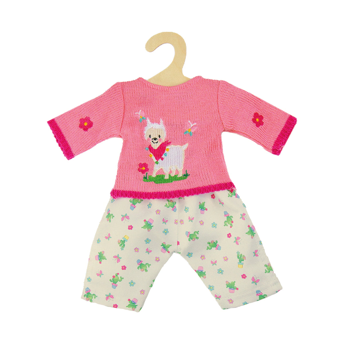 Heless - Pull avec pantalon Alpaca Oscar Taille 35-45 cm - Ensembles de jeu pour poupées et figurines