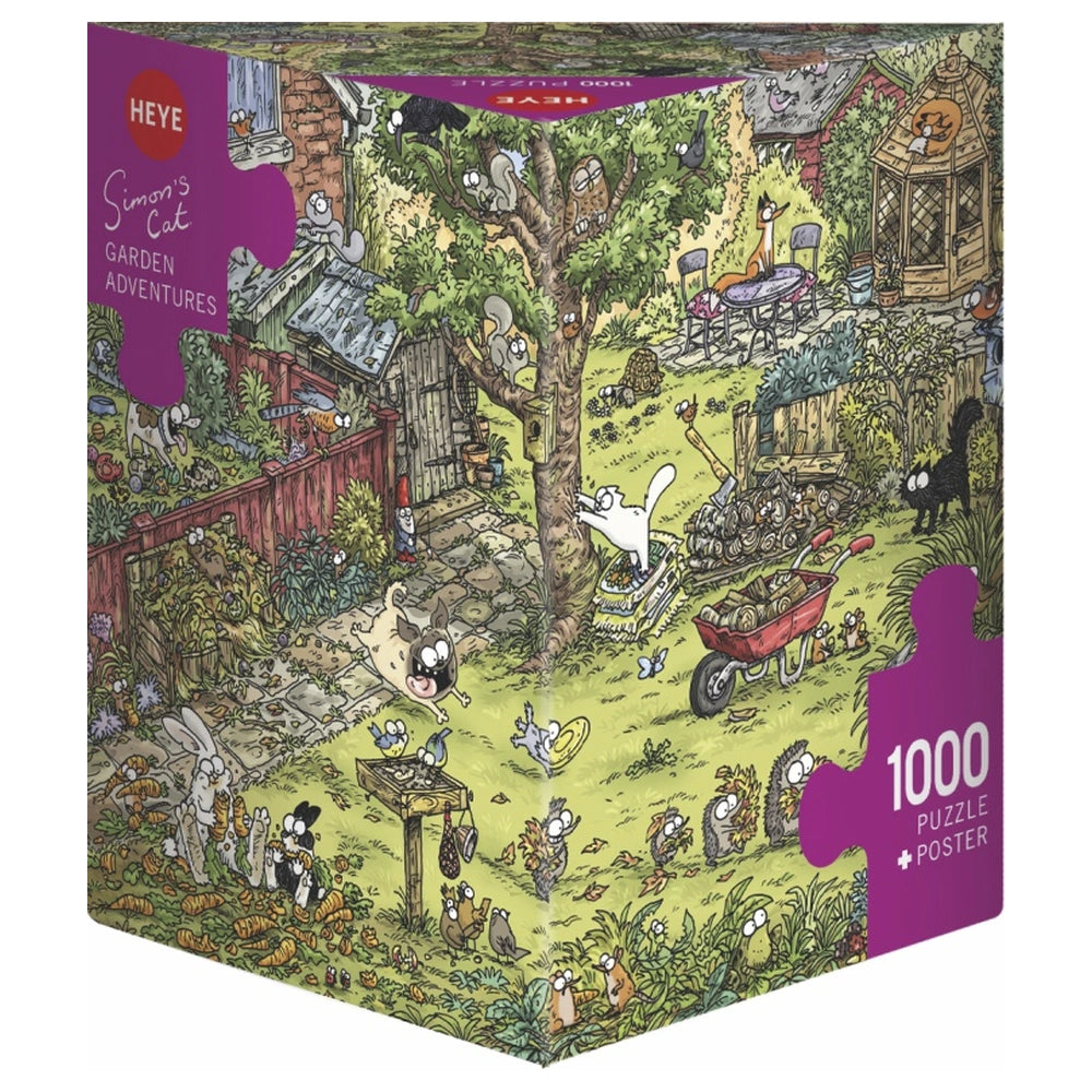 Heye - Puzzle Aventures au Jardin - Puzzles - +14 - HEY29933