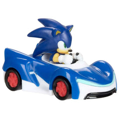JAKKS - Véhicule en métal Sonic The Hedgehog 1:64 - Véhicules de jeu