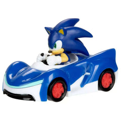 JAKKS - Véhicule en métal Sonic The Hedgehog 1:64 - Véhicules de jeu