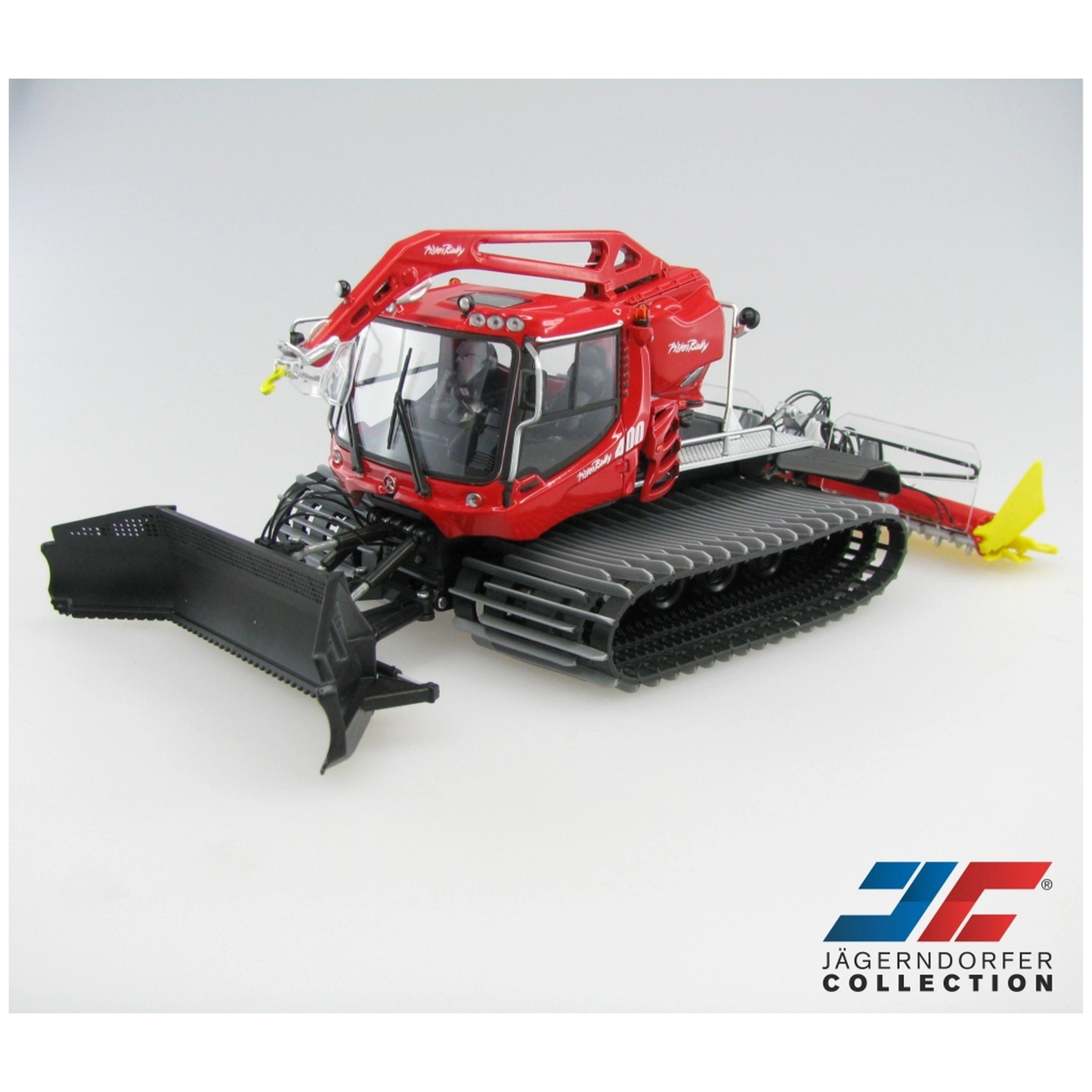 Jagerndorfer - PistenBully 400 W Dameuse à Neige avec Treuil 1:32 - Véhicules de Jeu