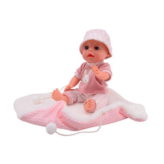Johntoy - Poupée Bébé Rose Deluxe 35Cm - Poupées, Ensembles de Jeu & Figurines