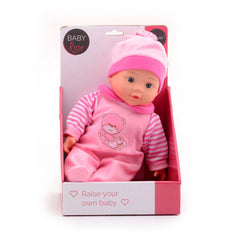 Johntoy - Poupée Bébé Rose 30 Cm - Poupées, Ensembles de Jeu & Figurines