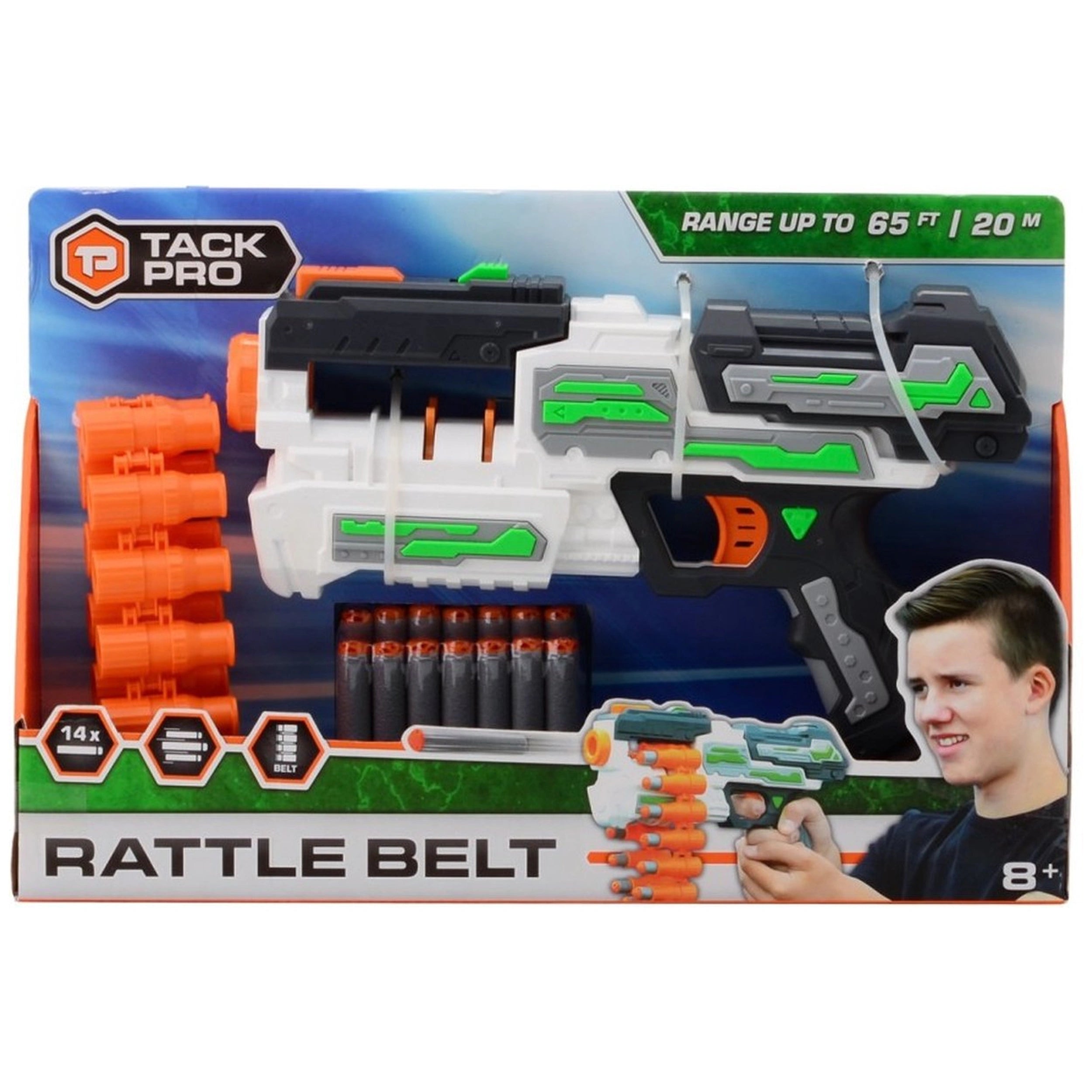 Johntoy - Ceinture à grelots Tack Pro avec 14 fléchettes 30 cm - Équipement de jeu en extérieur