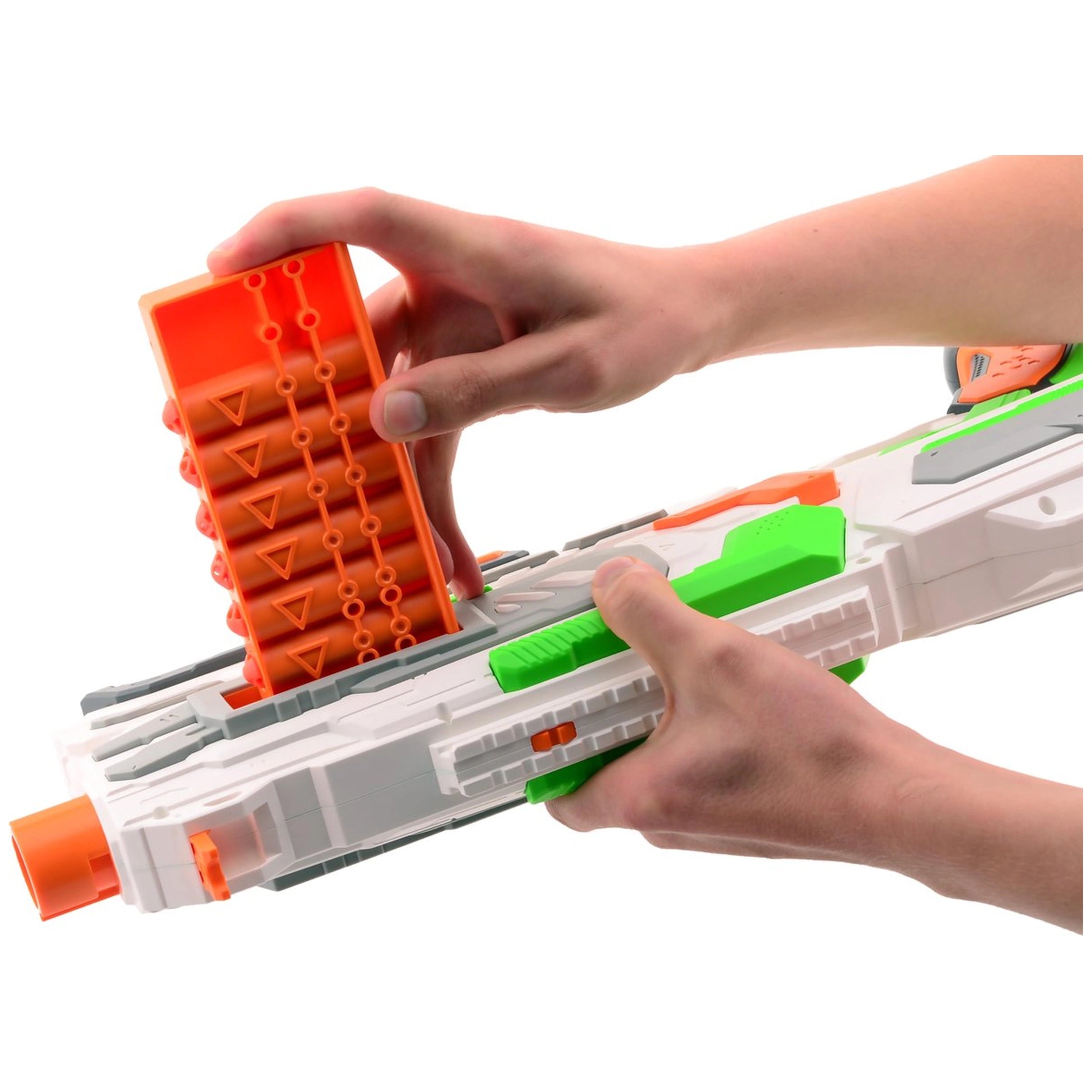 Johntoy - Tack Pro Storm Clip X avec 2 clips et 24 fléchettes 50 cm - Équipement de jeu en extérieur