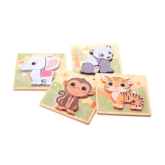Johntoy - Le Puzzle de la Famille Wildies - Puzzles