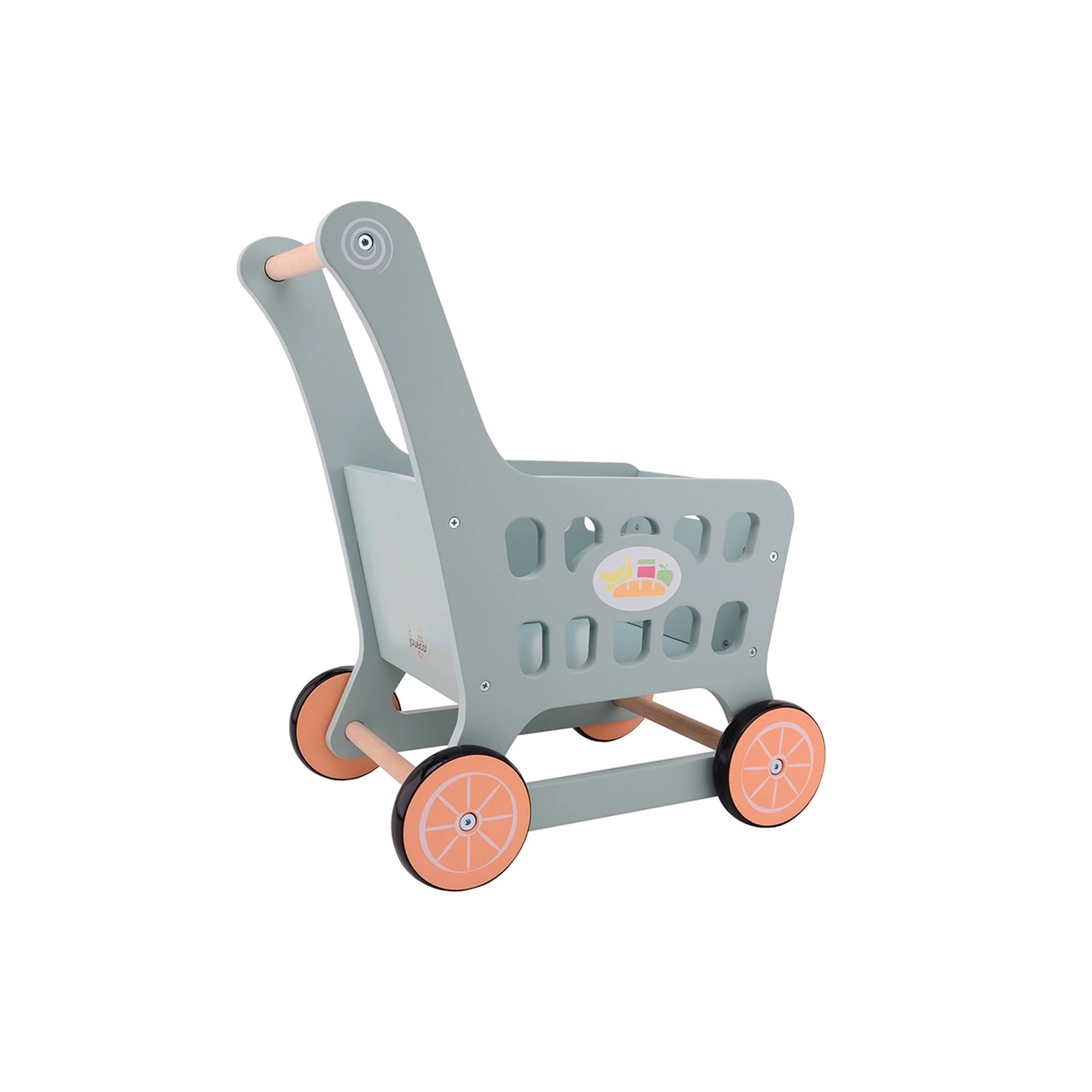 Johntoy - Chariot de courses en bois - Professions fictives et jeux de rôle