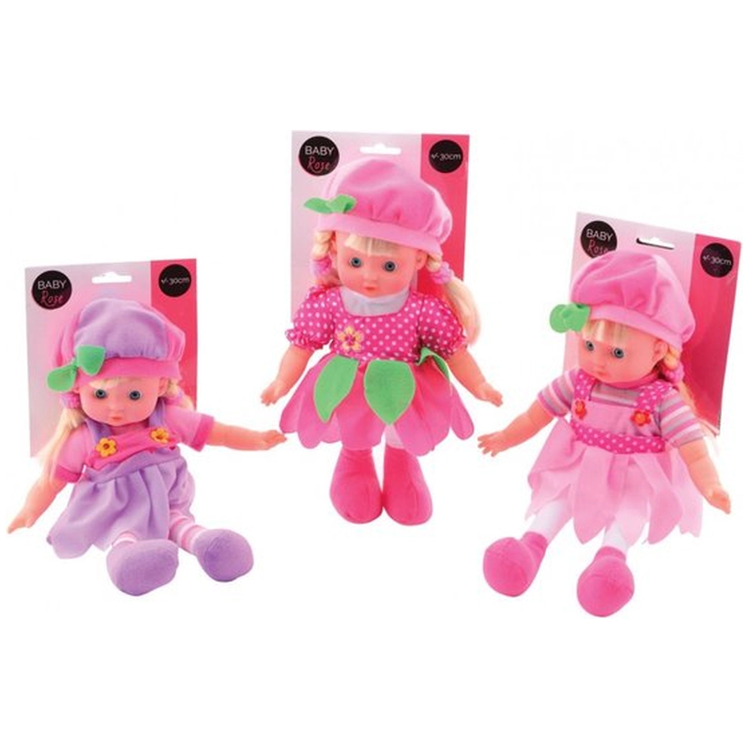 Joueco - Johntoy-Baby-Rose-30cm-Doll - Dolls-Playsets-Toy-Figures