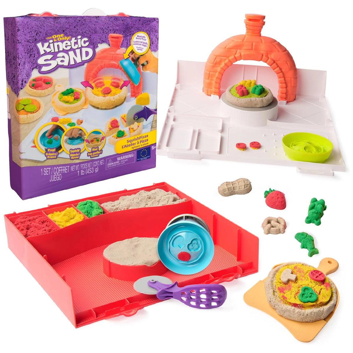 Kinetic-Sand-SquishPizza-Action-&-Figurines-Jouets