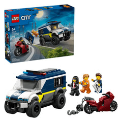 LEGO - Fourgon de transport de prisonniers de la police de la ville - Jouets de construction